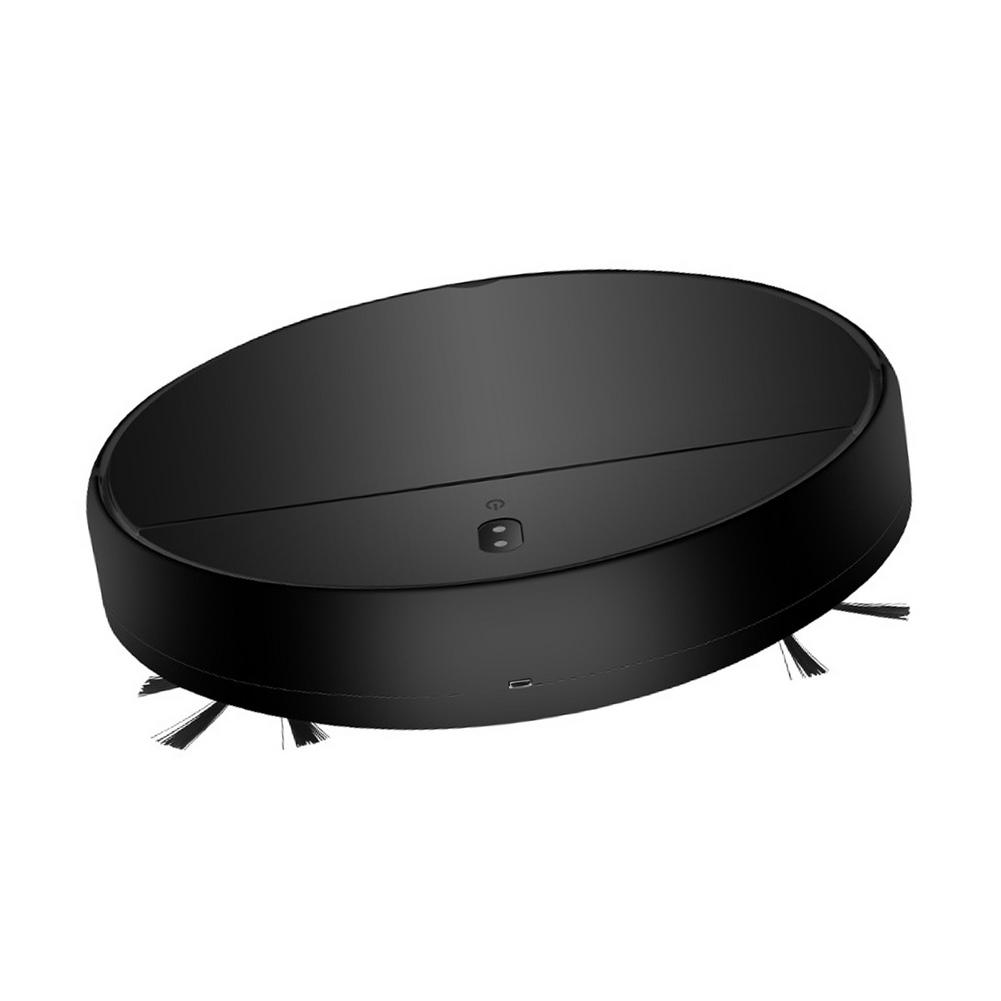 Multi-function Robot Vacuum Cleaner Cleaning Machine Intelligent Charging Vacuum Cleaner Three-in-one Sweeping Machine: Black