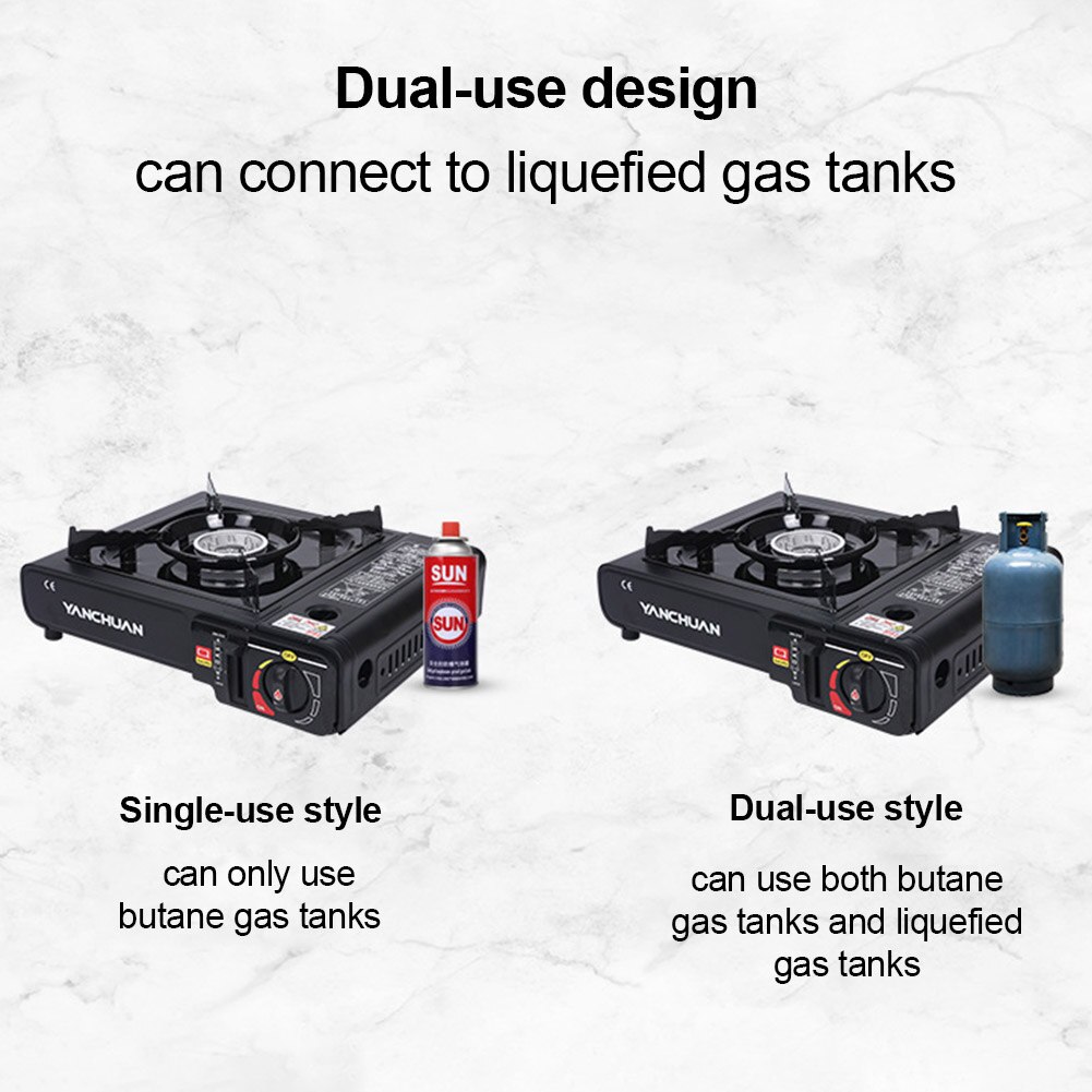 Outdoor Portable Field Stove Cassette Magnetic Fire Boiler Stove Adjustable Firepower Coalgas Gas Stove