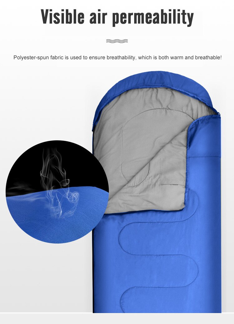 PACOONE – sac de couchage ultraléger, équipement de Camping Compact, et froid, 4 saisons