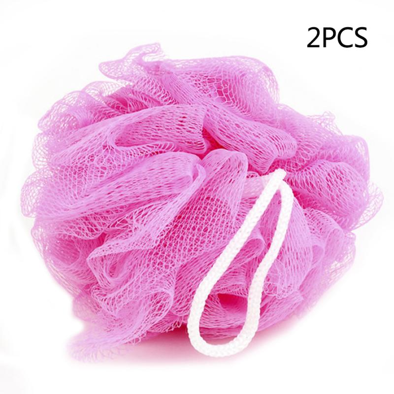 Plain Bath Brush Ball Scrubber Foams Fast Soft Comfortable Mesh Scrubber Body Exfoliation Massage Bathroom Cleaning Accessories