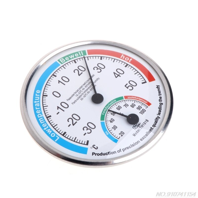 Huishoudelijke Analoge Thermometer Hygrometer Temperatuur Vochtigheid Monitor Meter Gauge D04 20
