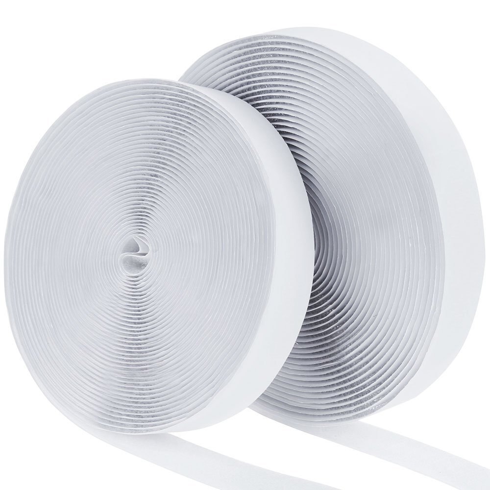 8 M Zelfklevende Klittenband Strip Tape Set, Sticky Terug Bevestiging Tape