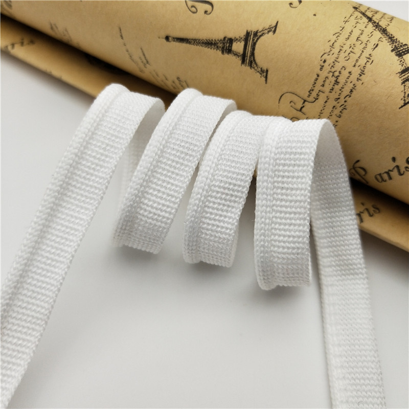 10mm Helder Zilver polyester binding tape met touw piping koord Zomen Binding Tape voor Patchwork DIY Craft bag kussen naaien