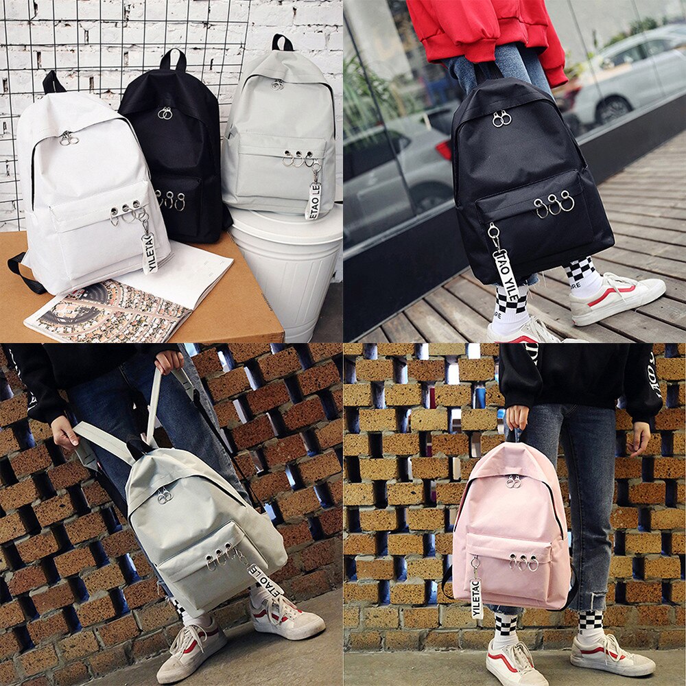Women Canvas Backpacks Waterproof School Travel Bags for Teenagers Laptop Backpacks Patchwork Backpack Простой рюкзак