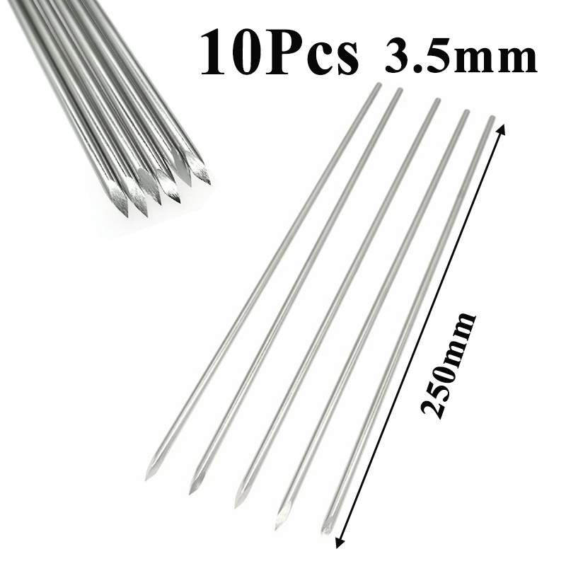 Hilo Kirschner de acero inoxidable, aguja de tracción ósea, instrumento ortopédico para clínica de mascotas, 10 unids/bolsa: 10Pcs 3.5mm