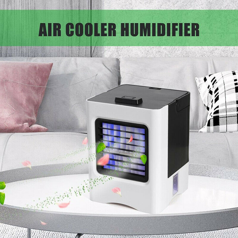 Portable Mini Air Conditioner Refrigerator Summer Space Cooling Fan Humidifier USB Desktop Air Cooler Humidifier Air conditioner