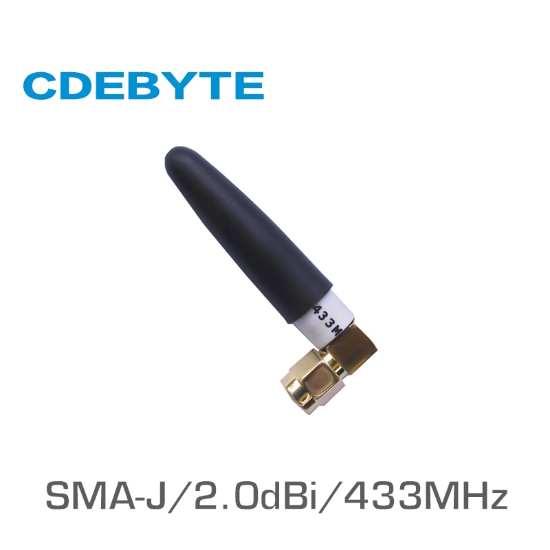 TX433-JW-5 433 mhz SMA-J interfaccia 50 Ohm di impedenza di meno di 1.5 SWR 2.0dBi guadagno di alta qualità antenna omnidirezionale