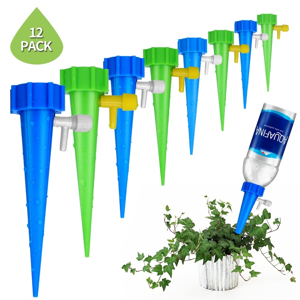 12 Stuks Plant Self Watering Verstelbare Stakes Systeem Plant Waterer Zelf Automatische Watering Spikes Irrigatiesysteem