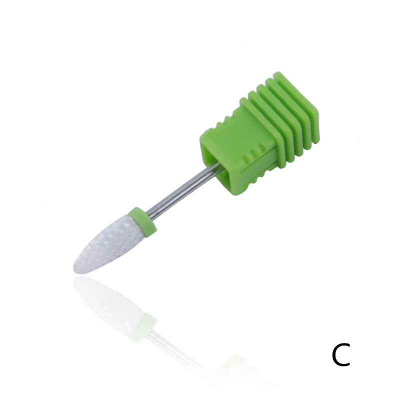 Limes à ongles électriques, forets à ongles, fraises pour manucure, broyeur en céramique, polissage des ongles, pédicure, tête de ponçage, outils pour nail art: C