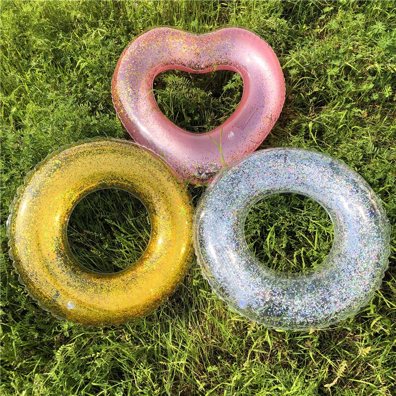Pools & Water FunThe High penetration sequins transparent Swimming laps Baby & Kids' Floats