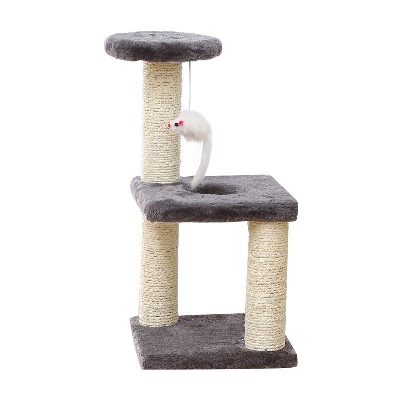 Small Cat Tree House Cat Cat Scratchers Climbing Frame Climbing Frame With Hammock Table Pet Cat Toy Kitty Play House For Kitten