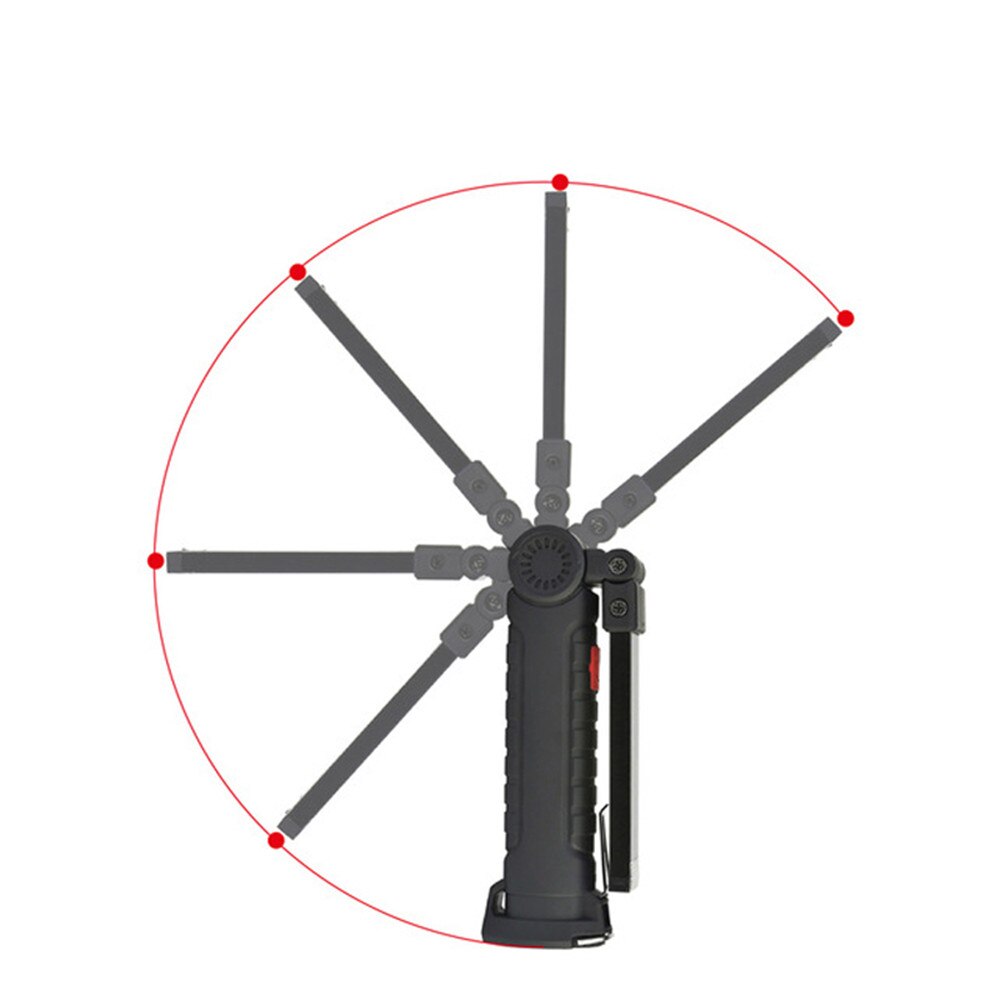 COB LED Lantern10W LED Emergency light Foldable LED Torch Flashlight USB Charging Portable Light 360 rotary with Magnet Hook