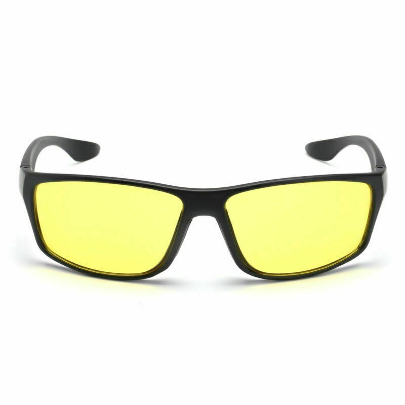 Driving Glasses UV Protection Anti Glare Night Vision Goggles Safety Sunglasses Motor Goggles: yellow