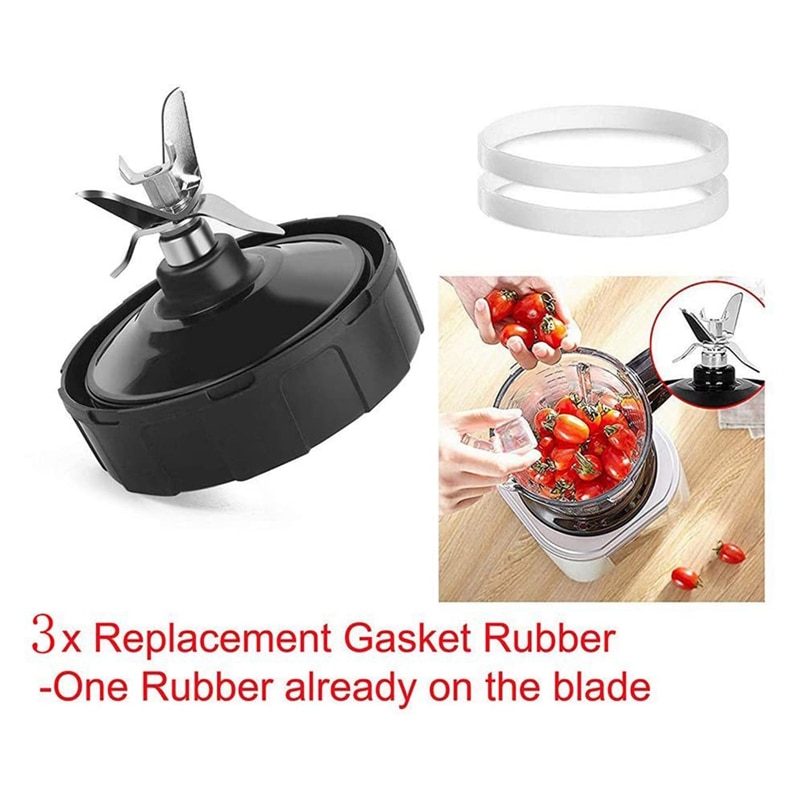 Erstatningsblender bunnblad, til nutri ninja auto iq  bl482 bl642 nn102 bl682 bl2013 (7 finner)