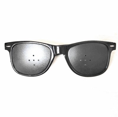 Sort synsforbedring pleje træningsbriller træning cykling briller pin lille hul solbrille campingbriller: E