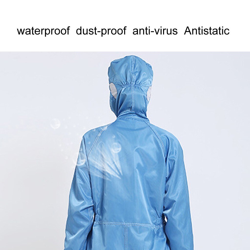 Ropa protectora desechable, traje aislado del contacto humano, ropa de trabajo a prueba de polvo, antiestática, , LW