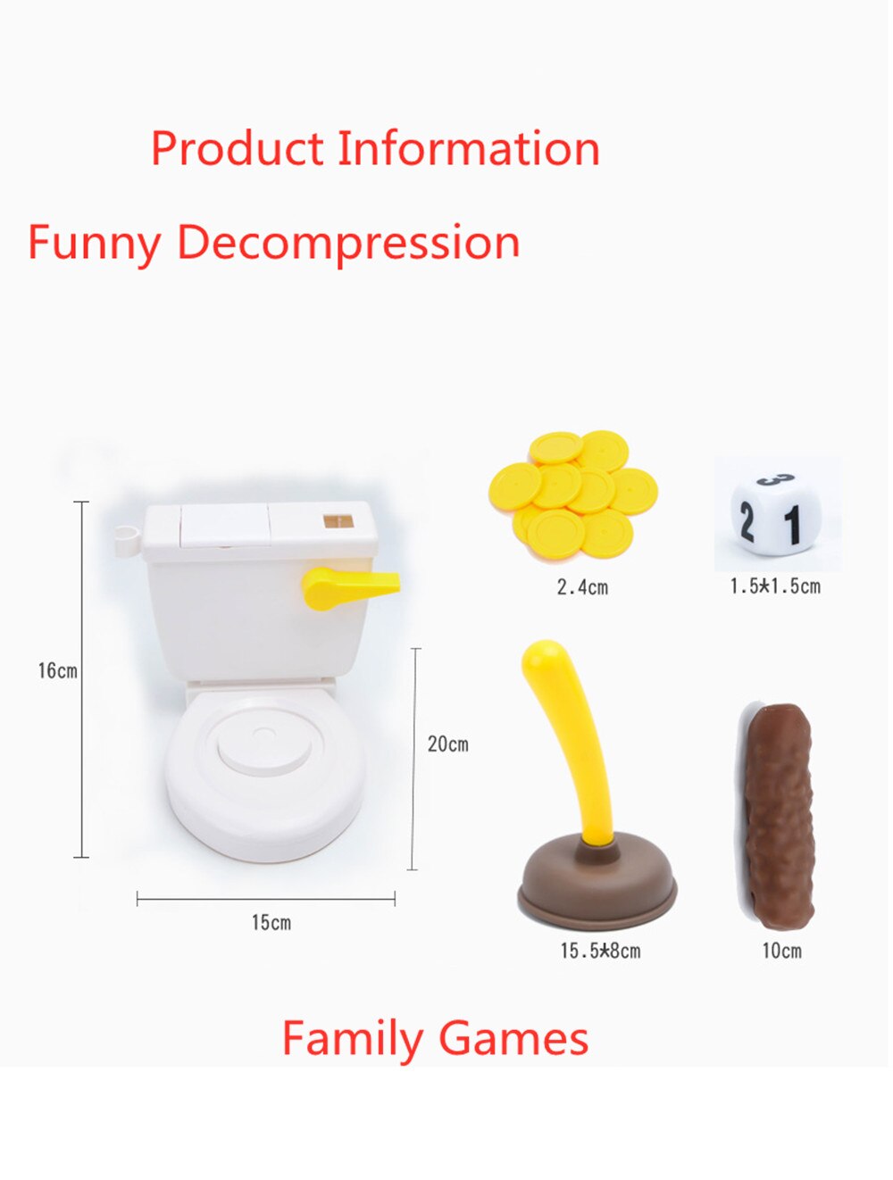 Flushing The Toilet To Take A Poop Nonsensical Prank Decompression And Vent Parent-child Games