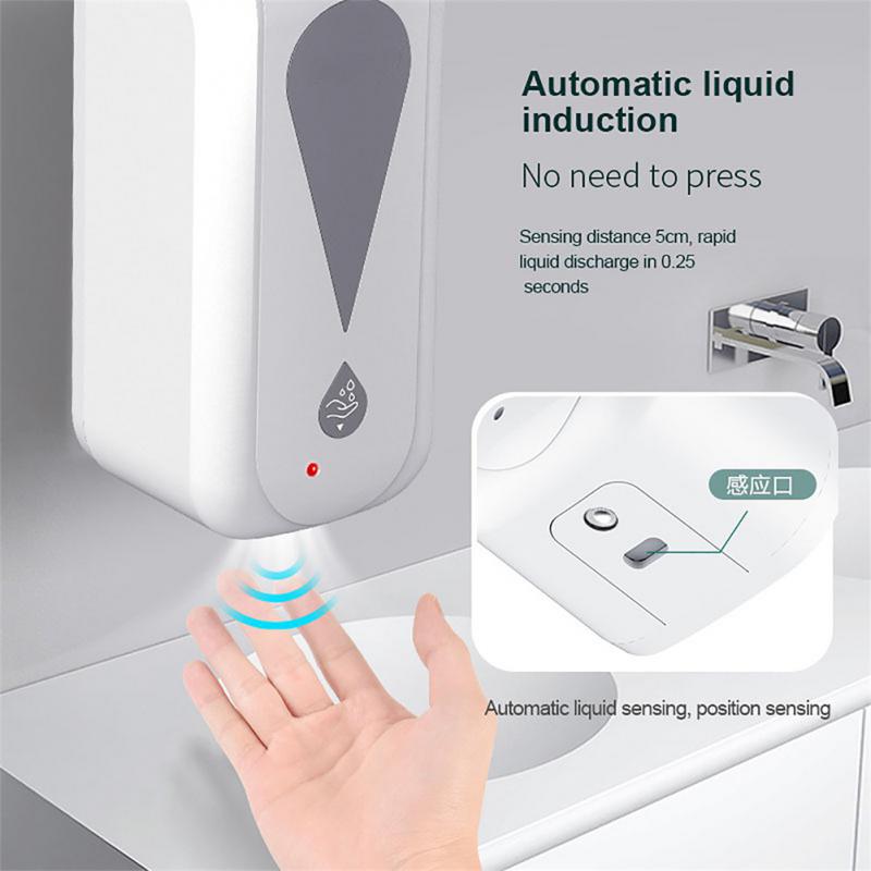 Soap Dispenser Automatic Contact-Free Intelligent Induction Disinfection Alcohol Spray Bathroom Washing Hand Machine Home Tools