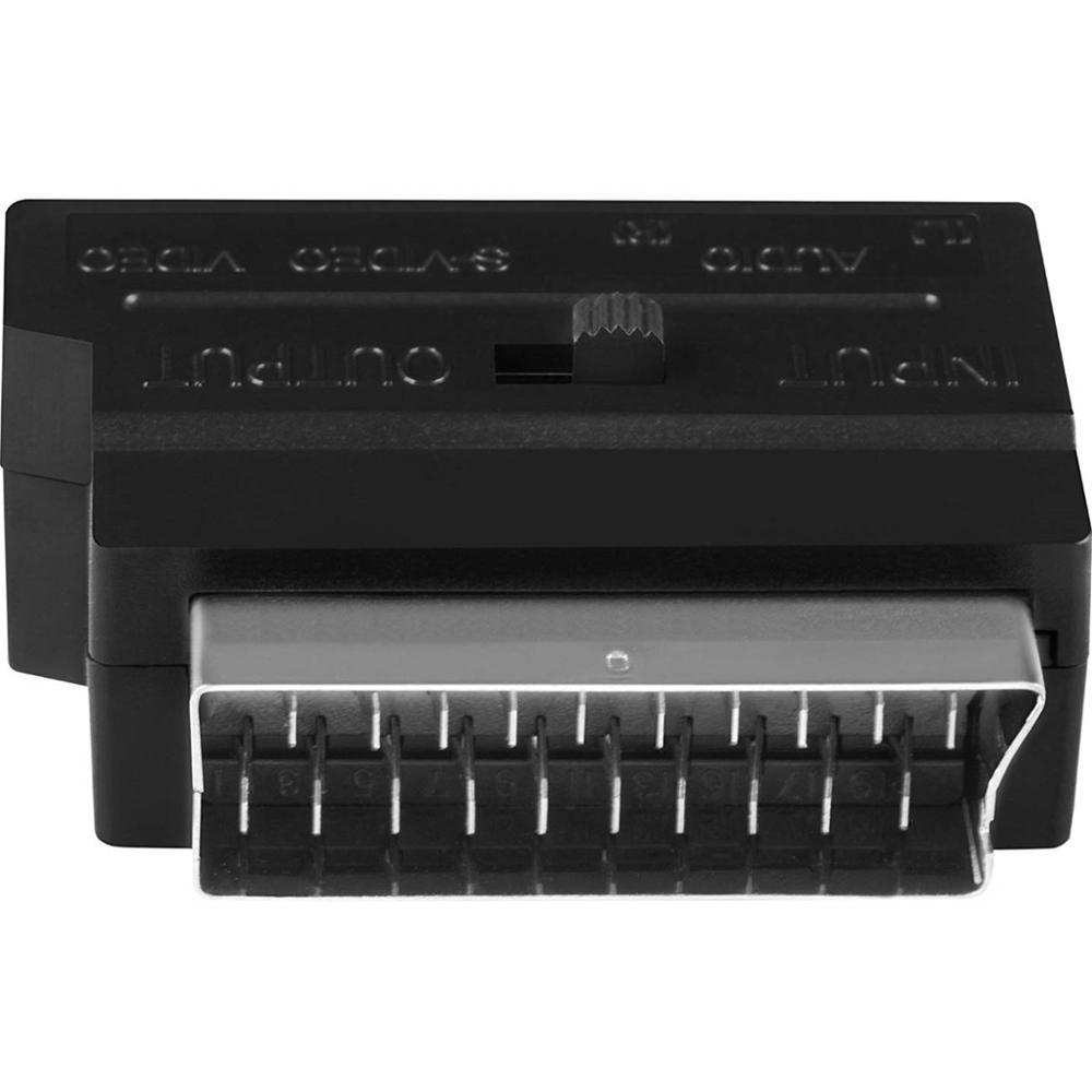 Scart to 3 RCA S-Video Adapter Composite RCA SVHS S-Video AV TV Audio Converter for Video DVD Recorder TV Television Projector