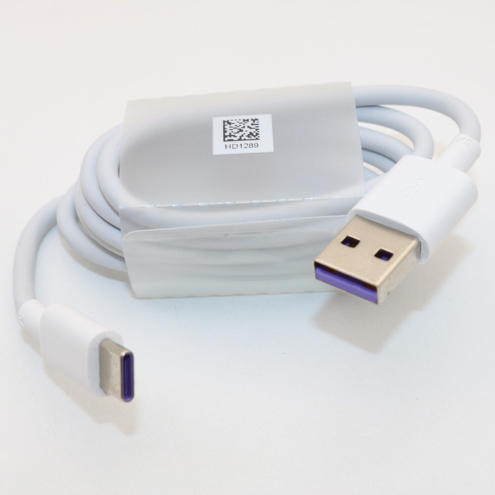 Originele Huawei Supercharge Mate 9 10 20 P10 Plus P20 Pro Honor 20 V20 Snelle Super Lader 4.5V5A Type- C Usb 3.0 Type C Kabel: Only Type C Cable