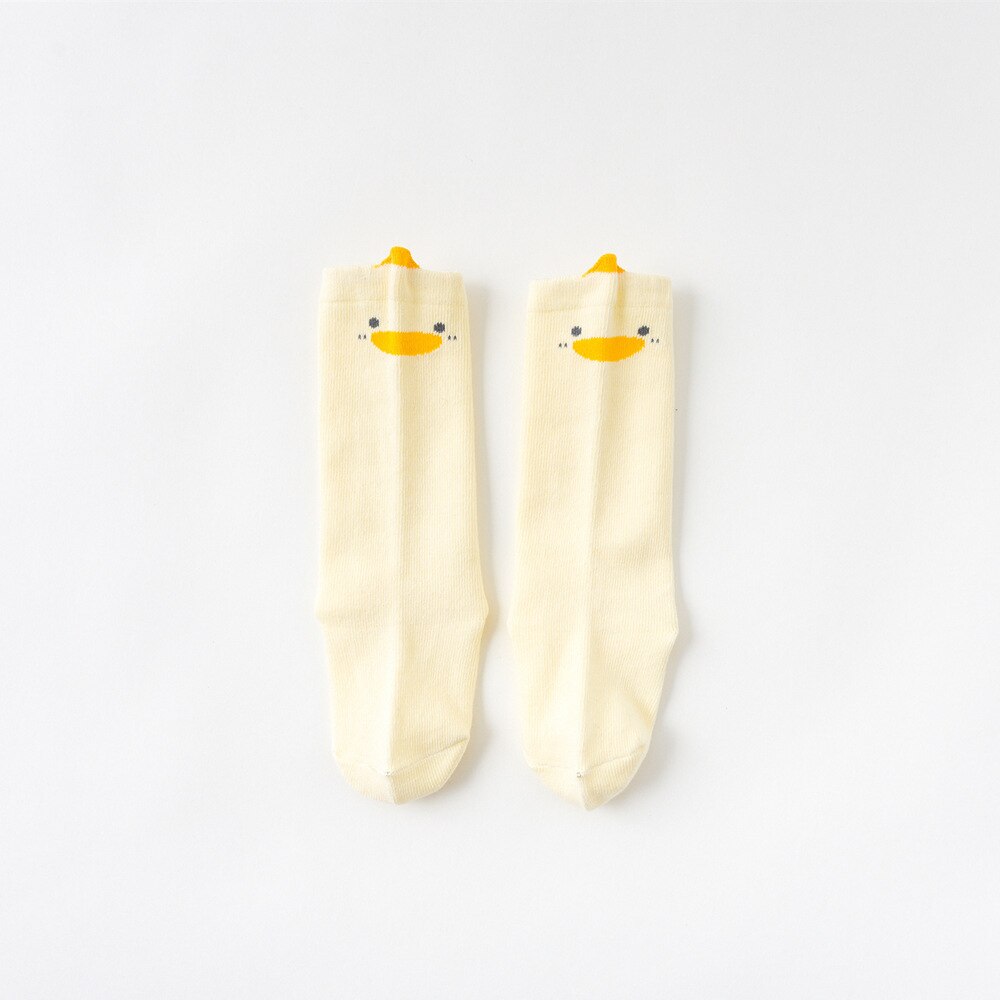 Lente En Herfst Antislip 0-3T Baby Meisjes Sokken Losse Mond Kids Sokken Cartoon Lange Buis jongens Sokken Zuigeling Knie Hoge Sokken: 5 / S 0-1T( Bottom10CM)
