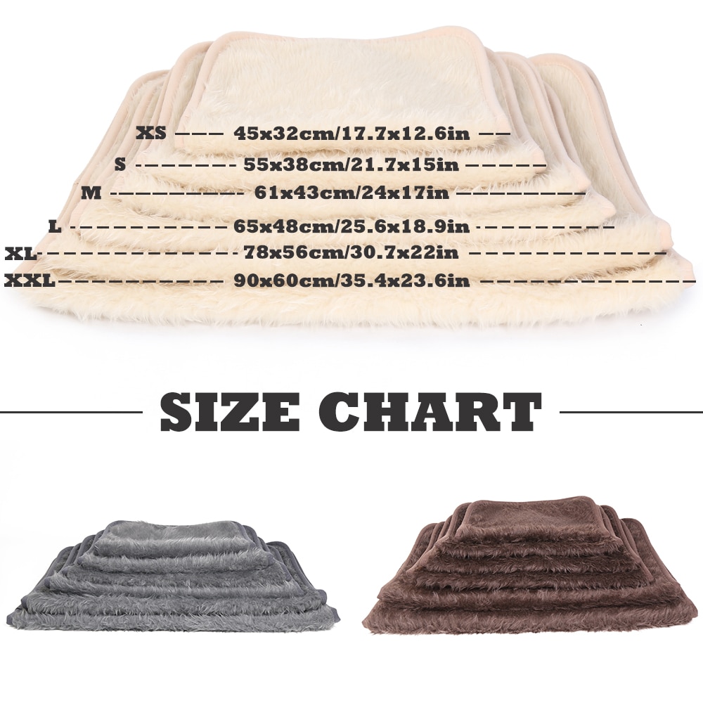 Hondenbed voor grote honden, hondenmat, deken, warm pluche hondenkussen, klein middelgroot hondenbed voor huisdier, kattenmat, hondenkussen, bed  bd0010