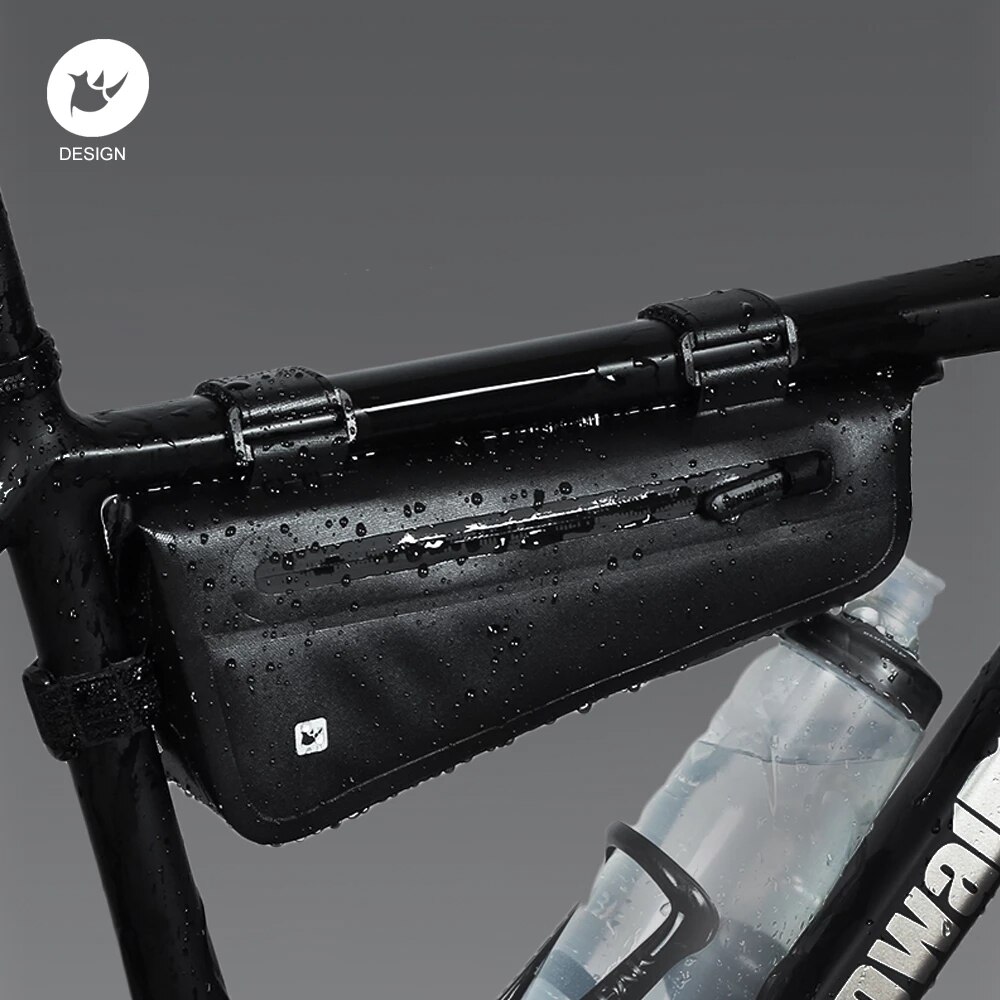 Rhinowalk Fiets Driehoek Tas Fiets Frame Voor Tube Bag Waterdichte Fietsen Tas Batterij Fietstas Verpakking Pouch Accessoires 2.8L