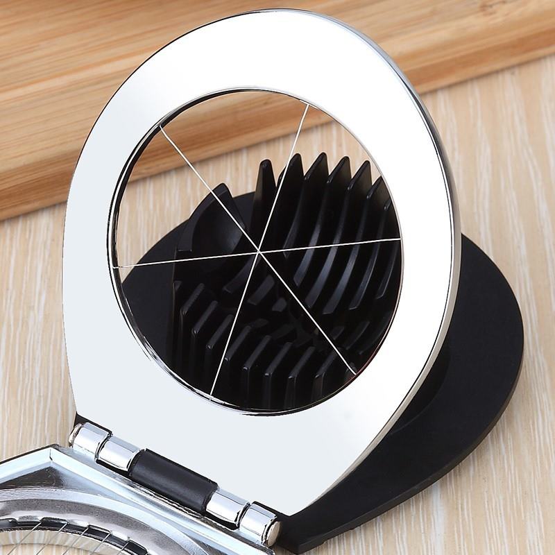 Multifunction Food Grade Stainless Steel Egg Slicer Cutting Egg Wedges Fruits Slicing Strawberry Cheese Kitchen Tool Classifier