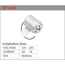 Alarma de dirección de marcha atrás para coche, zumbador de marcha atrás con sonido Didi, nivel de sonido de 12/24V, 110dB
