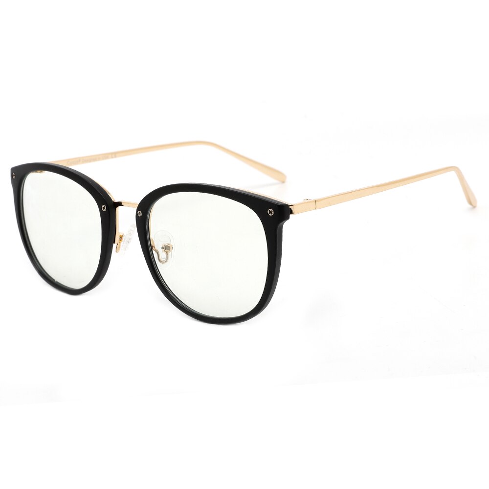 Lunettes d'ordinateur cyxus bloquant la lumière bleue pour femmes et hommes, lunettes anti-fatigue oculaire fashiontr 90 , verres transparents 8169: Matière noire