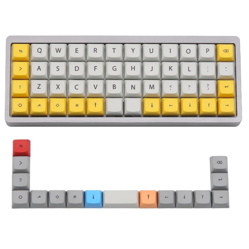 IDOBAO 40 Mechanical Keyboard Xda Keycaps Profile Dye Sub PBT 64 Keys For Cherry Mx Mini 60% Keyboard Kit Gamer keypad