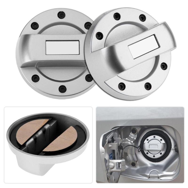 1pc Universal Car Gas Fuel Tank Cover Decorative Gasoline Cap Sliver for TOYOTA Fuel Tank Cap Car Accessoty