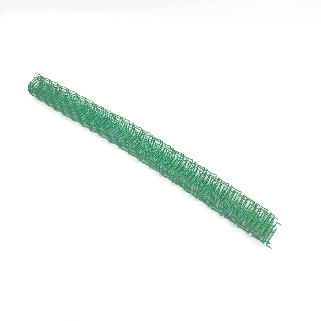 100pcs 9.5mm 2:1 Metal YO Double Coil Calendar Binding Coil Notebook Spring Book Ring Binding A4 Binders Double Wire Binding: Green