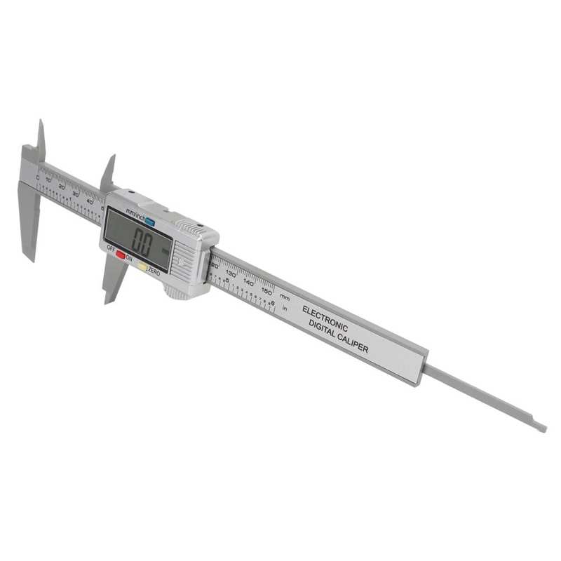 Electronic Large LCD Screen Display Caliper Digital Vernier Caliper Inch and Conversion Plastic for Differential