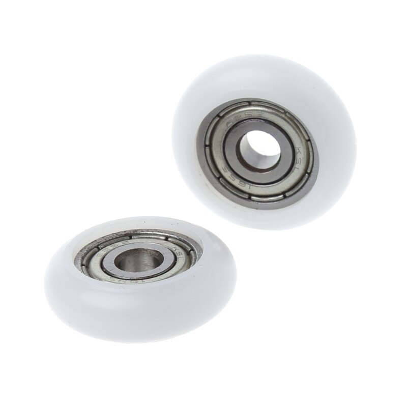 10Stck 5x2 3x 7,3mm Nylon Kunststoff Kohlenstoff Stahl Lagerbier Riemenscheibe Räder eingebettet Mutter Langlebig