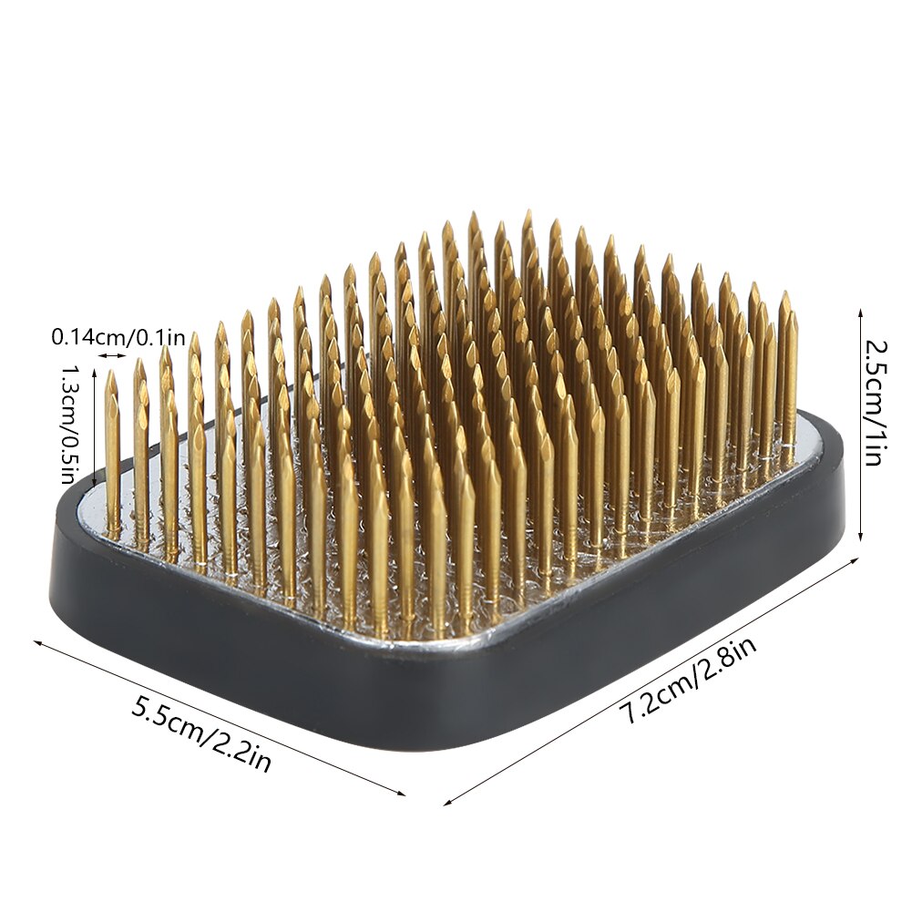 Insert Basis Pin Art Dichte Koperen Naald Praktische Kenzan Bloemstuk Naald Accessoire Voor Bloem Art Planten Bloempot