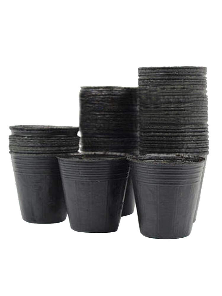 200pcs Nursery Plastic In Nursery Planters Not Coated Box Garden Propagation Container Grow Bag Garden Supplies