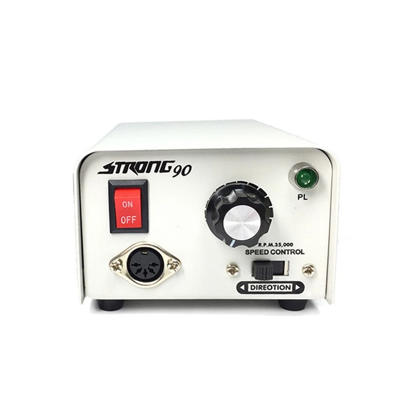 Strong 210 Marathon Power Control Box For Micromotor Handpiece 65W Manicure Pedicure machine Electric Nail Drill Pedal Equipment