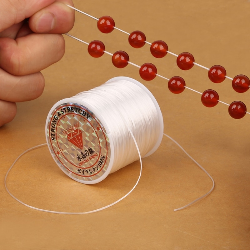 Elastische Clear Kralen Draad Stretch Polyester String Koord Voor Sieraden Maken