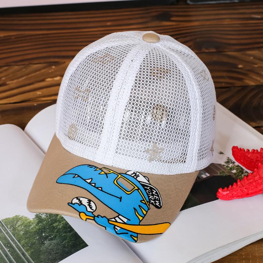 Doitbest malla completa niño gorra de béisbol transpirable de verano delgada Hip Hop protector solar niños sombreros chicos chicas sombrero gorras snapback gorras: 16