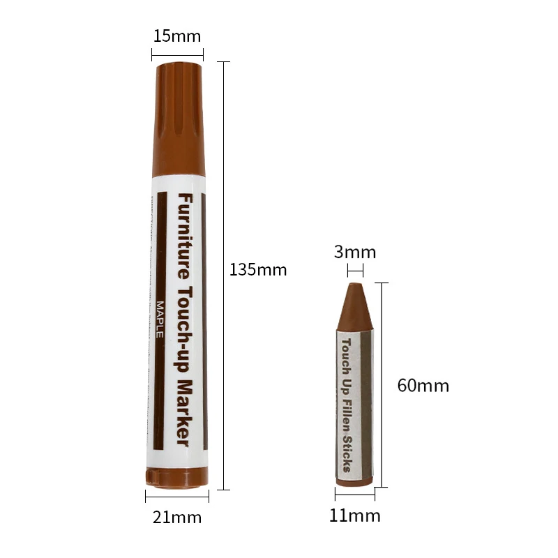 Kreative Möbel Reparatur Stifte berühren hoch Marker Füllstoff Stöcke Holz Kratzer Wiederherstellung Bausatz Patch Farbe Stifte Holz Verbund Reparatur