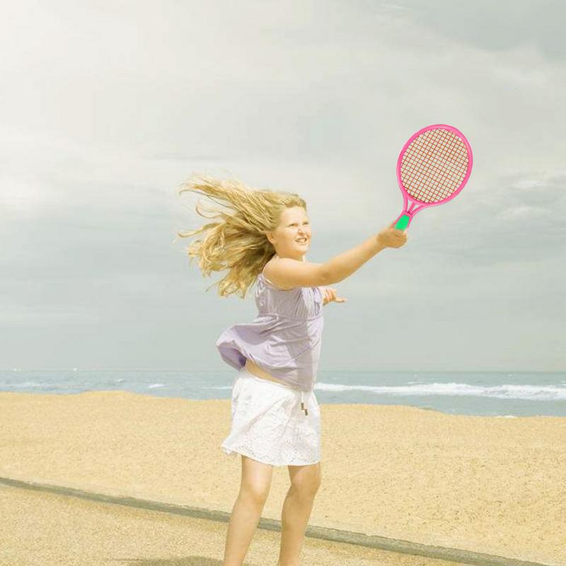 Raquette de Tennis de plage pour enfants, accessoires de Sports de plein air et de divertissement, avec balle de Badminton