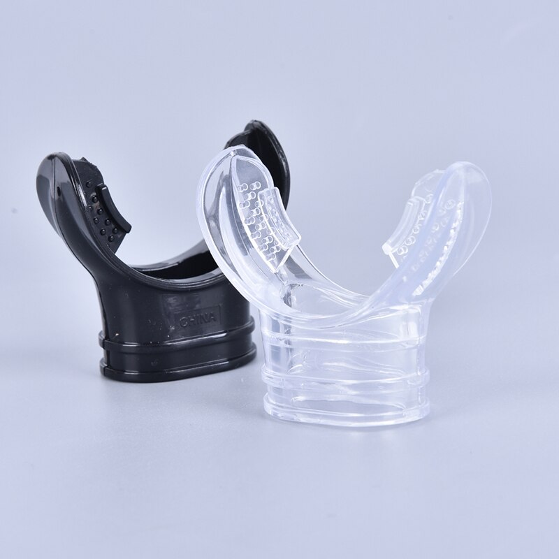 Duikbuis snorkel siliconen helder onderwater duikbuis snorkel mondstuk regelaar zwemaccessoires