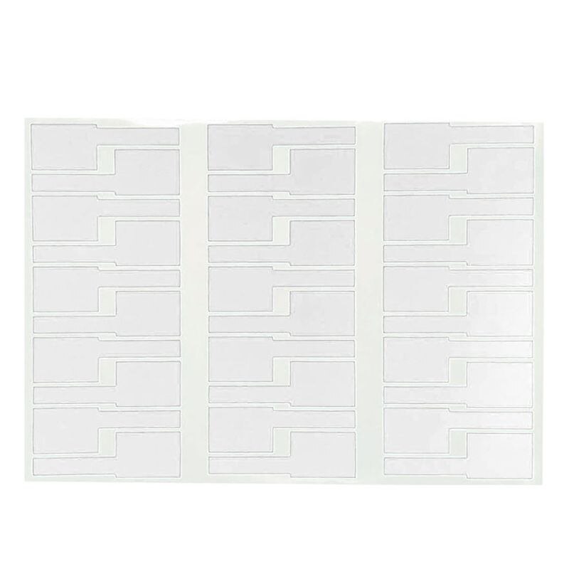 30Pc Kabel Etiketten Sticker Waterdichte Identificatie Tags Werken Met Printer: WHITE