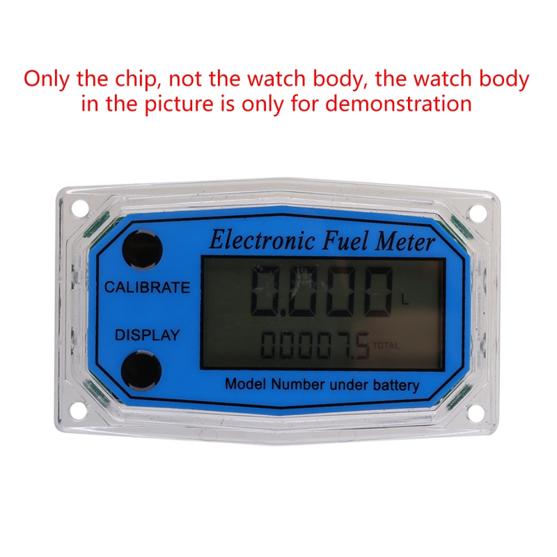 Digital Turbine Flow Meter Digital LCD Display Oil Fuel Flowmeter Measure Die sel Kerosene Gasoline Meter Display chip
