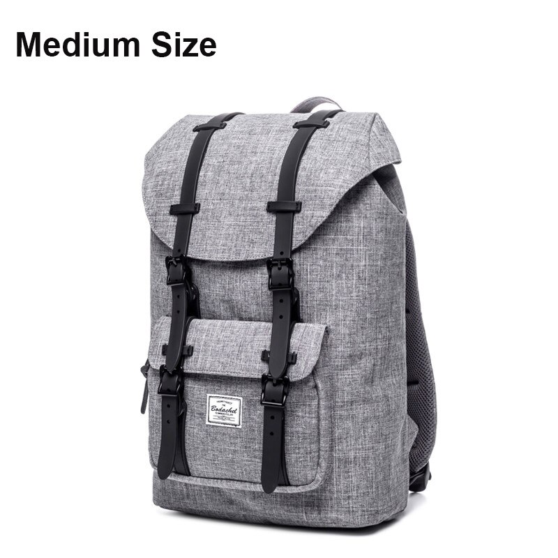 Mochila de viaje Bodachel para hombre y mujer, mochila para portátil de 15,6 pulgadas, mochila para hombre de gran capacidad, mochila turística, mochila a dos: M Gray 1