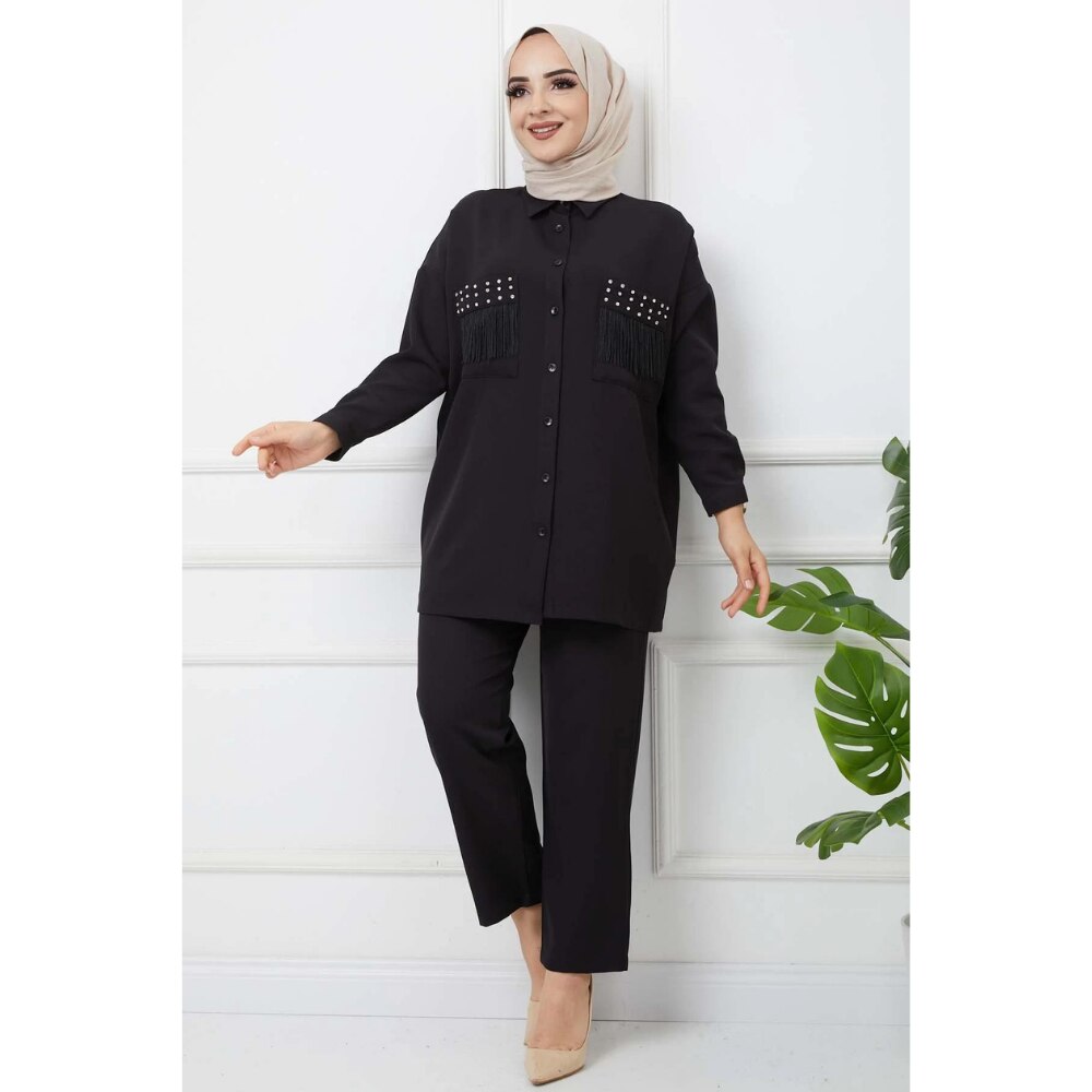 Costume en pierre Hijab musulman, combinaison Double, en tissu crêpe de première classe Robe adulte kebaya vêtements indiens caftan robes amples robes indiennes arabes vêtements pour femmes caftan mujer dubaï robes ind