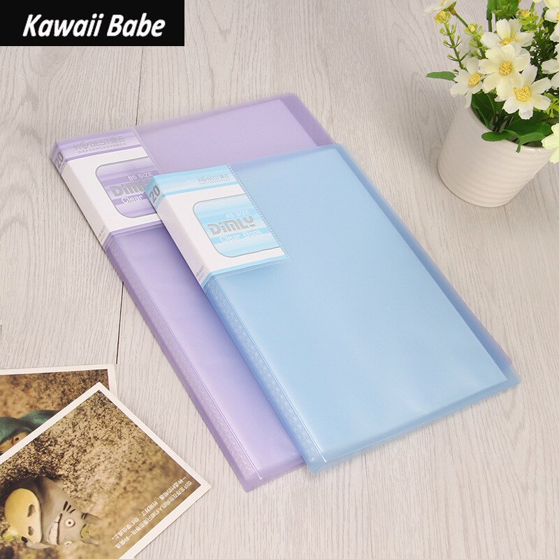 Desk Organizer File Folder A5 20/30/40/60 Page Document Folder for Files Sorting Supplies Office School Supplies Document Case