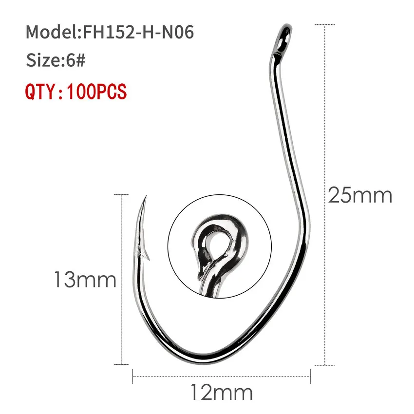 100 Stuks Prikkeldraad Meerval Vishaak Karpervissen Haak Cirkel Vishaak Crank Jig Haak Visgerei Accessoires: Rood