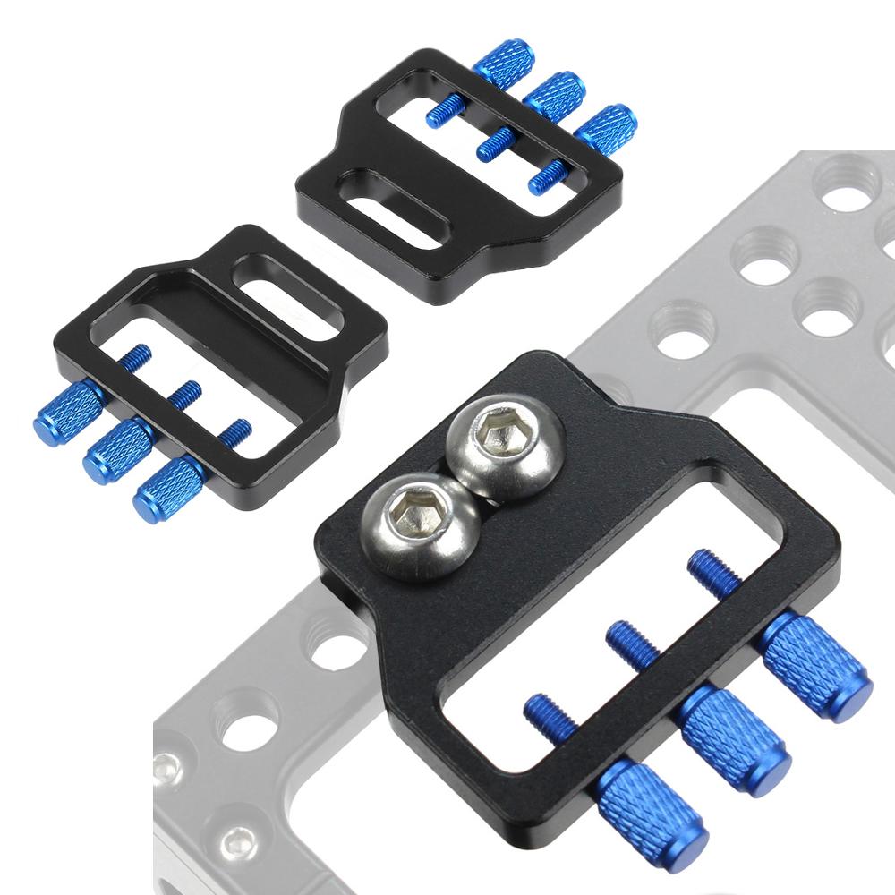 BGNing SLR Cable Clamp for BMPCC 4K 6K for HDMI USB Wire Clip Mount Adapter Fix for Cinema Camera Cage Quick Release L Plate